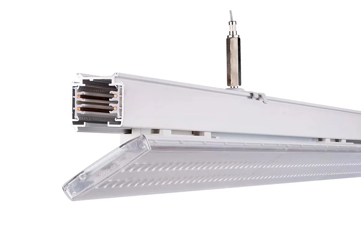 led linear track lighting standard series track linear light replacing fluorescent tubes in supermarket