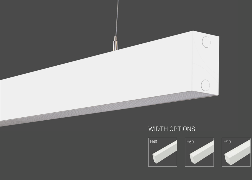 H-LINE installation in modern office