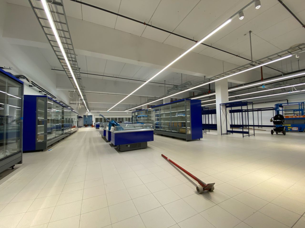 Department store LED lighting retrofit in Oslo, Norway